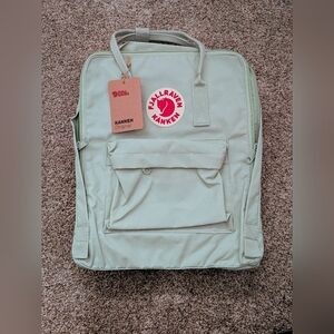 Brand New Mint Green Fjällräven Kånken Backpack